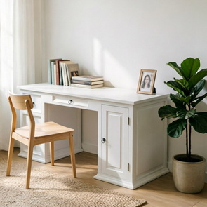 white furniture,white console table & side table